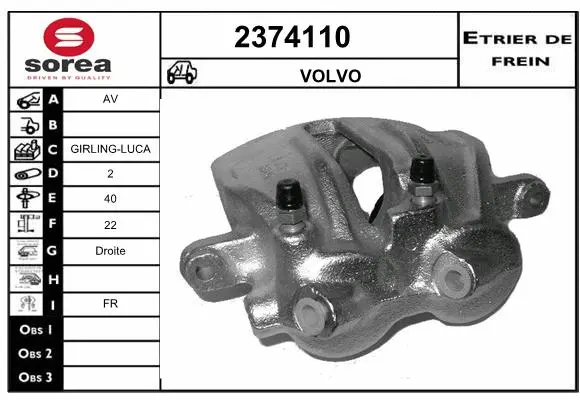 Brake Caliper (2374110)