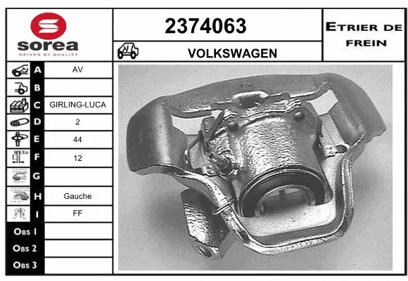Brake Caliper (2374063)