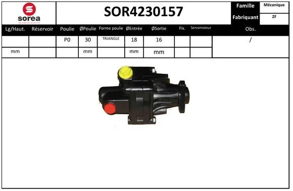 Hydraulic Pump, steering (SOR4230157)