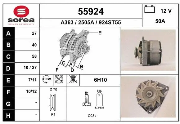 Alternator (55924)