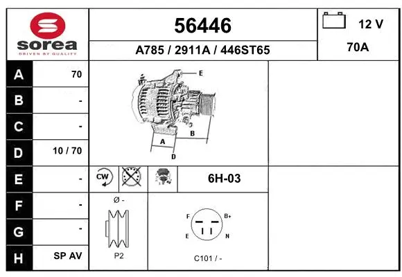 Alternator (56446)