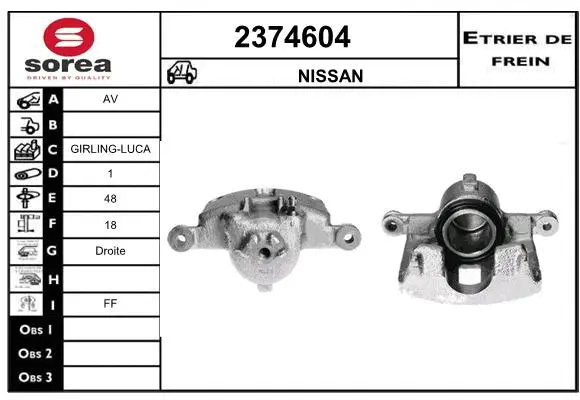 Brake Caliper (2374604)