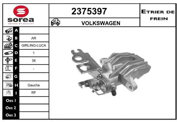 Brake Caliper (2375397)