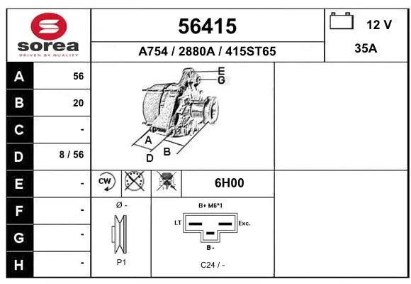 Alternator (56415)