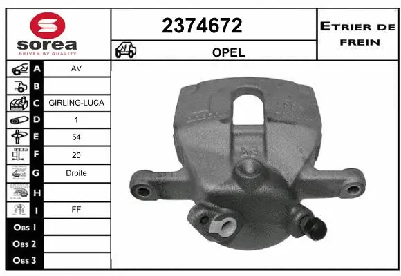 Brake Caliper (2374672)