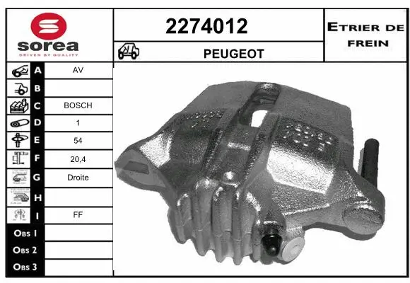 Brake Caliper (2274012)