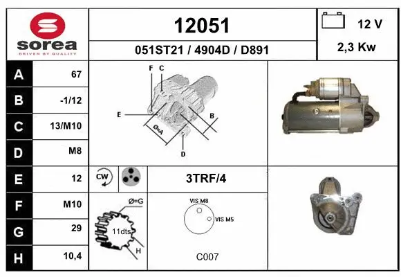 Starter (12051)