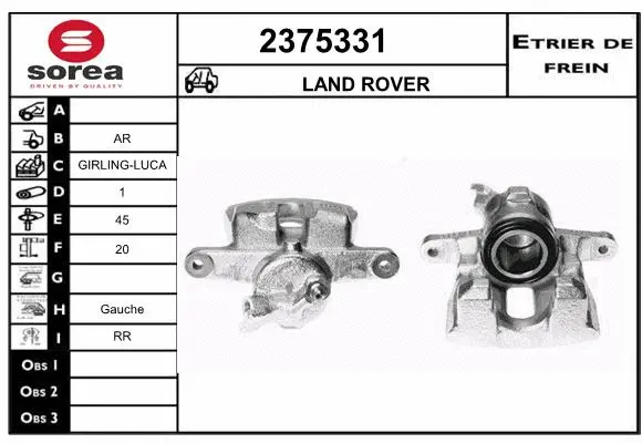 Brake Caliper (2375331)