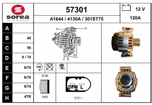 Alternator (57301)