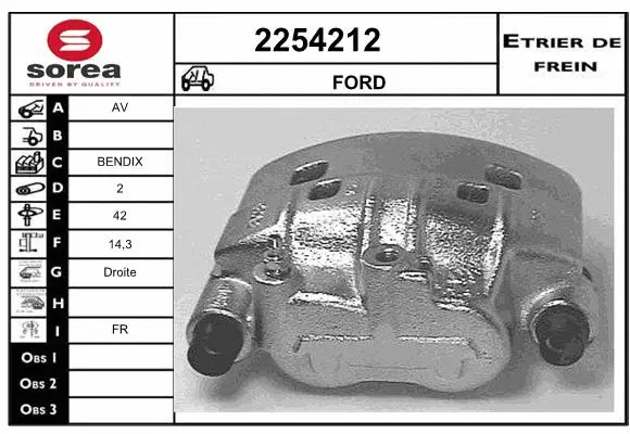 Brake Caliper (2254212)