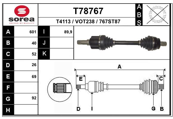 Drive Shaft (T78767)