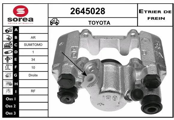 Brake Caliper (2645028)