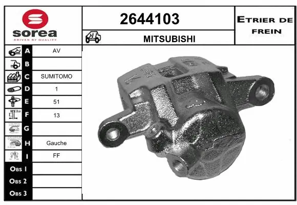 Brake Caliper (2644103)