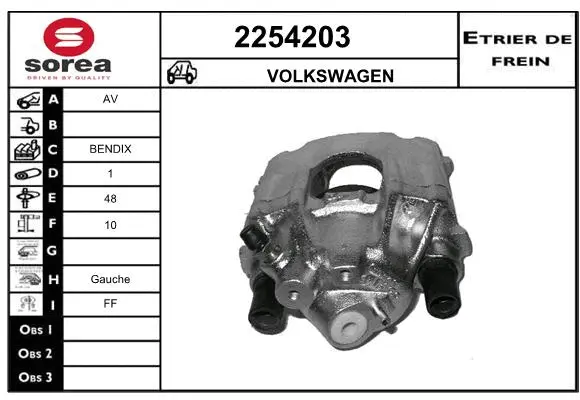 Brake Caliper (2254203)