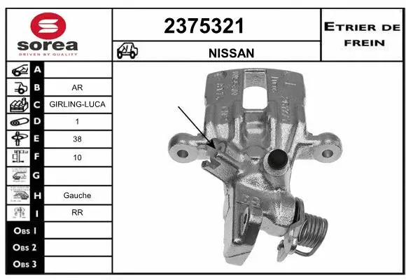 Brake Caliper (2375321)