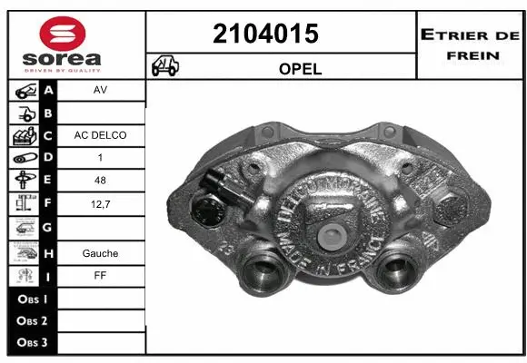 Brake Caliper (2104015)