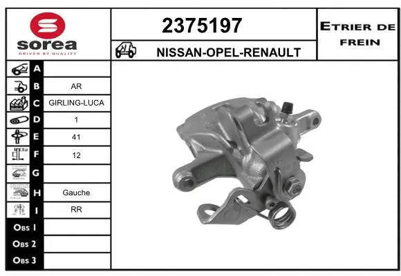 Brake Caliper (2375197)