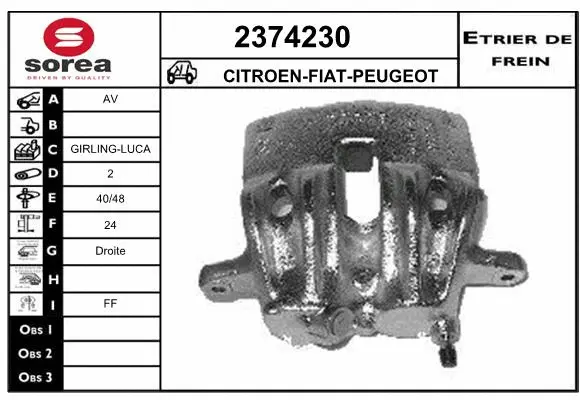 Brake Caliper (2374230)