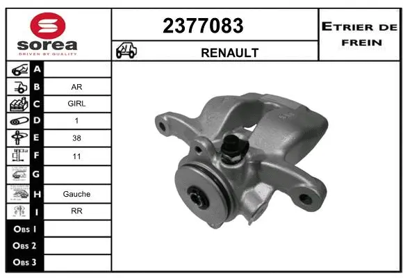 Brake Caliper (2377083)