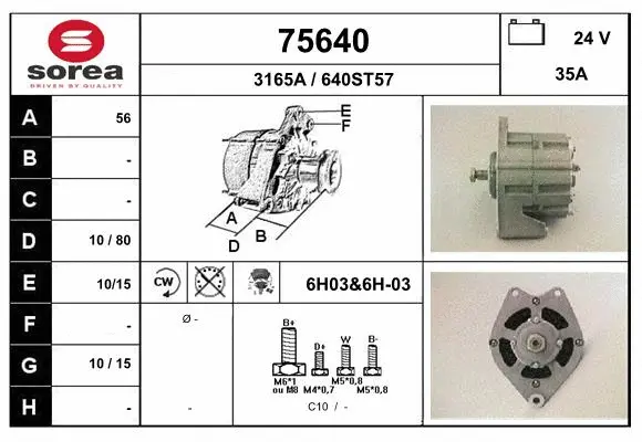 Alternator (75640)