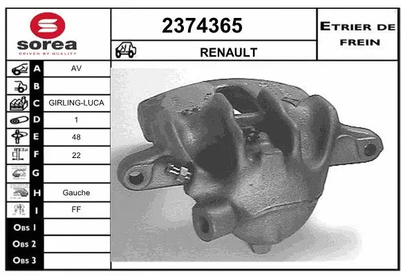 Brake Caliper (2374365)
