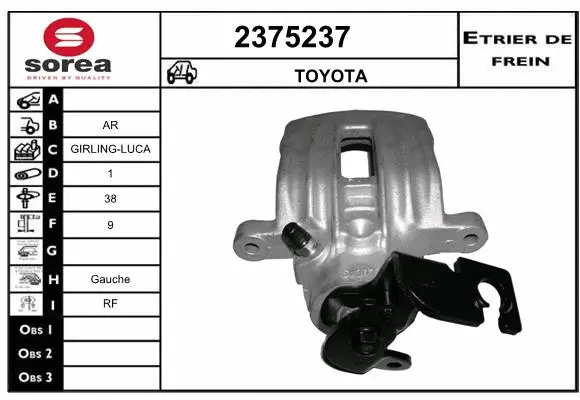 Brake Caliper (2375237)