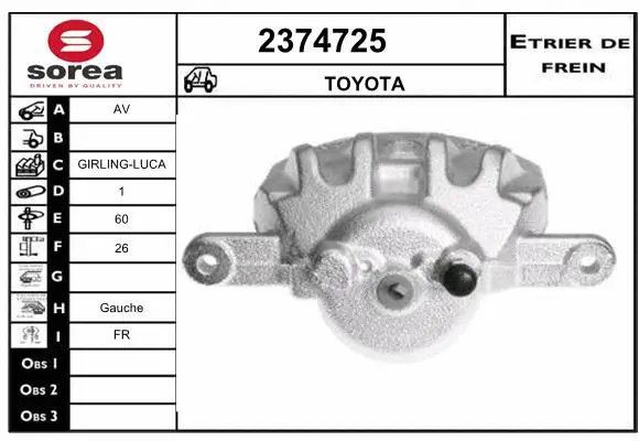 Brake Caliper (2374725)
