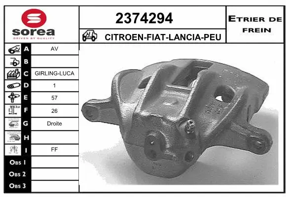 Brake Caliper (2374294)