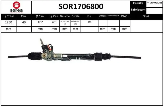 Steering Gear (SOR1706800)
