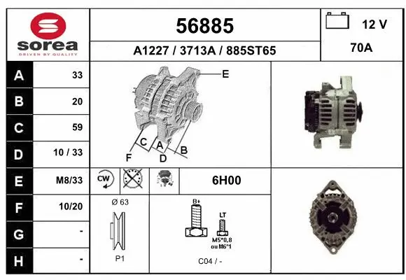 Alternator (56885)