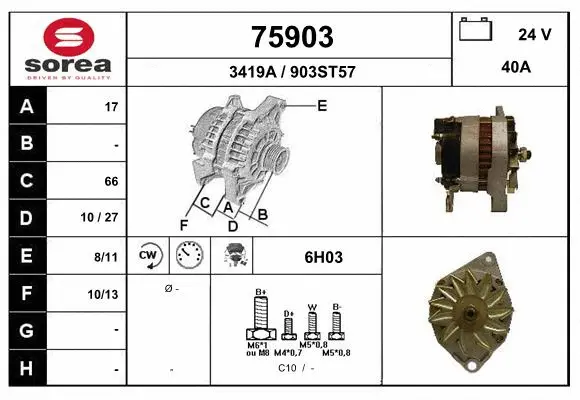 Alternator (75903)