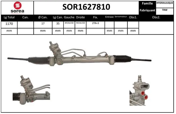 Steering Gear (SOR1627810)