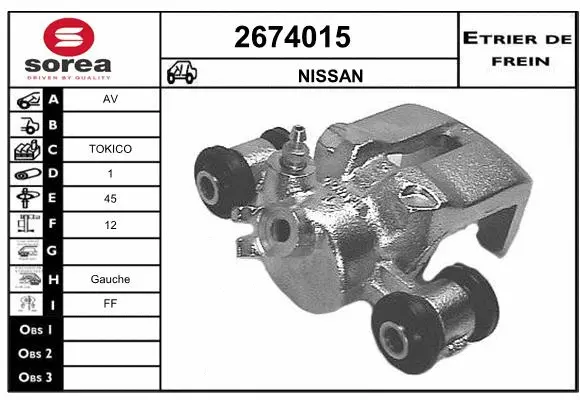 Brake Caliper (2674015)