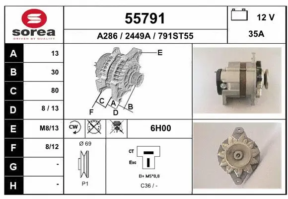 Alternator (55791)