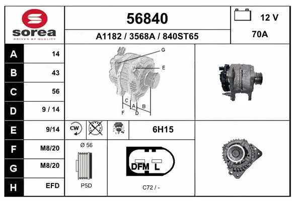 Alternator (56840)