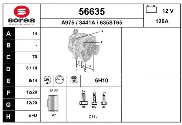 Alternator (56635)
