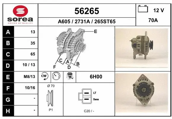 Alternator (56265)