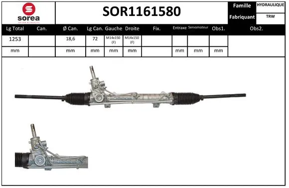 Steering Gear (SOR1161580)