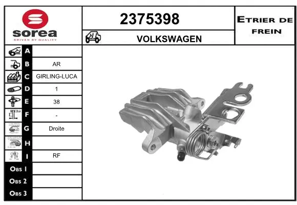 Brake Caliper (2375398)