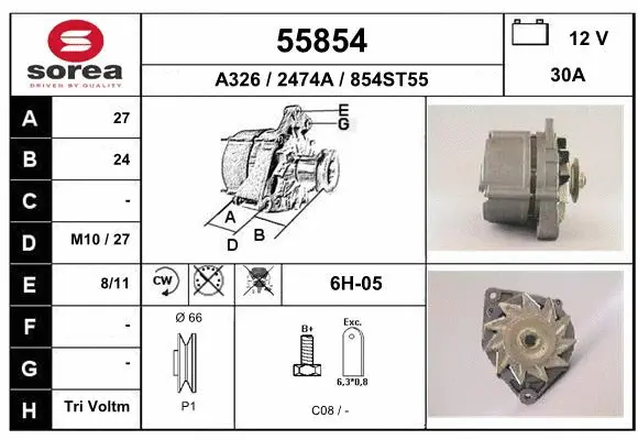 Alternator (55854)