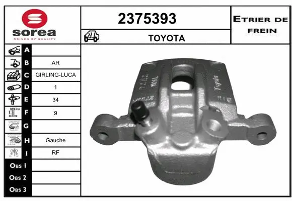 Brake Caliper (2375393)
