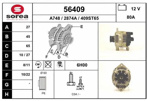 Alternator (56409)