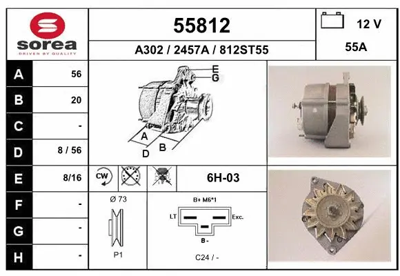 Alternator (55812)