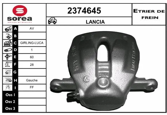 Brake Caliper (2374645)