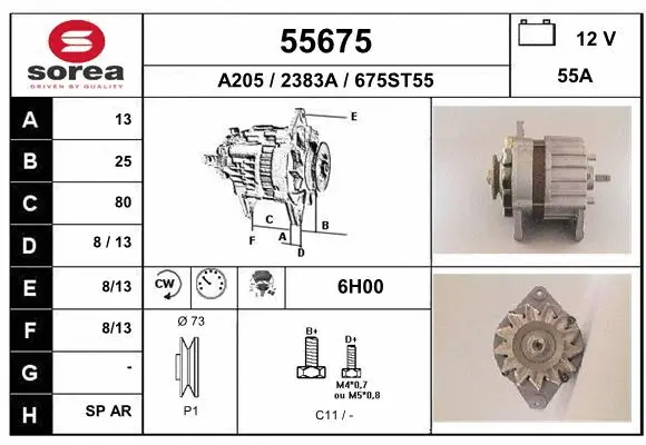 Alternator (55675)
