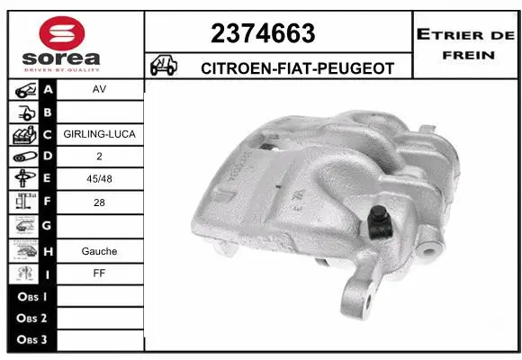Brake Caliper (2374663)