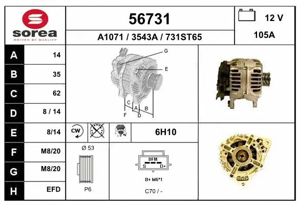 Alternator (56731)