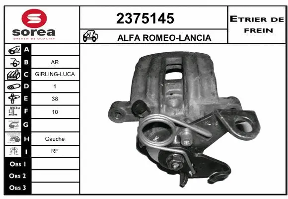 Brake Caliper (2375145)