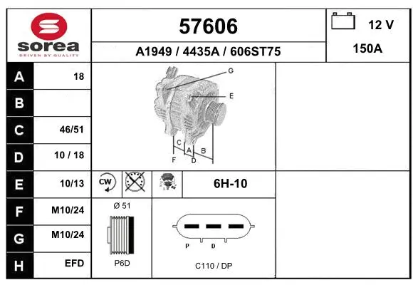 Alternator (57606)