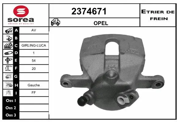 Brake Caliper (2374671)
